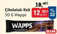 WAPPS ÇİKOLATALI KEK 50 G